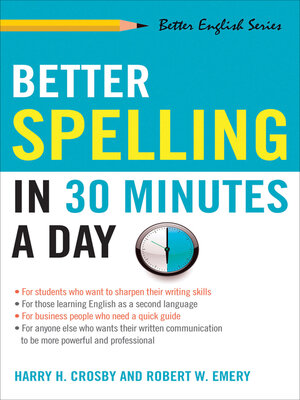 cover image of Better Spelling in 30 Minutes a Day